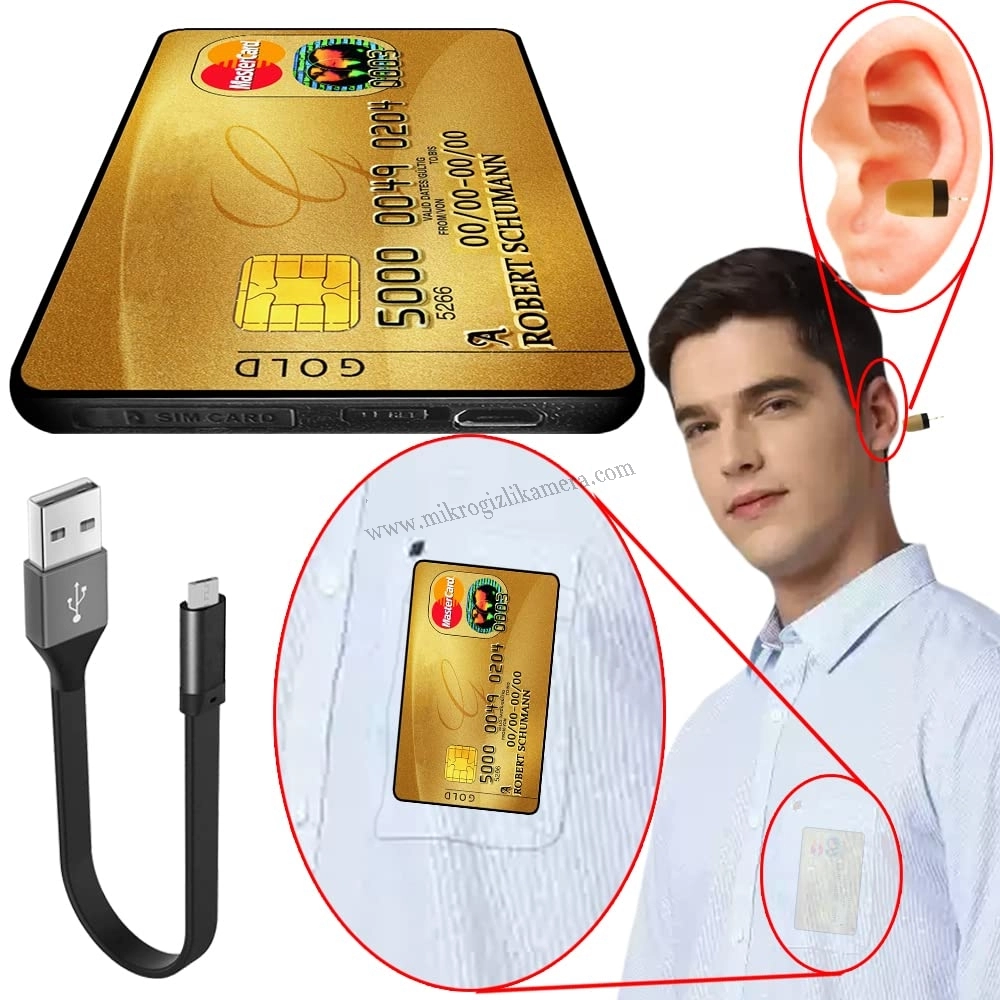 Kredi Kartı Görünümünde Kulaklık