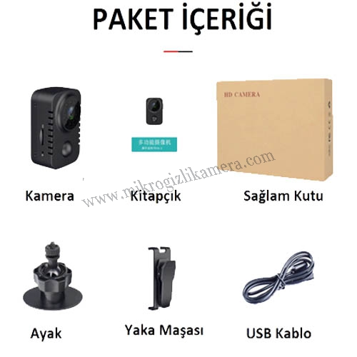 Hareket Sensörlü Gizli Kamera