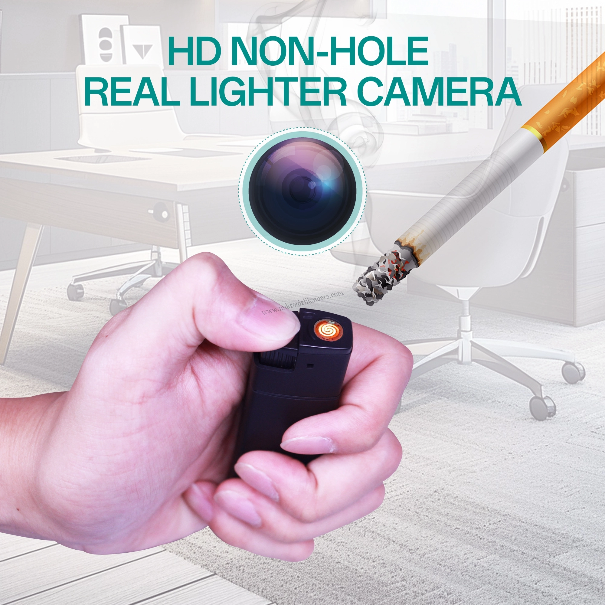 çakmak gizli kamera