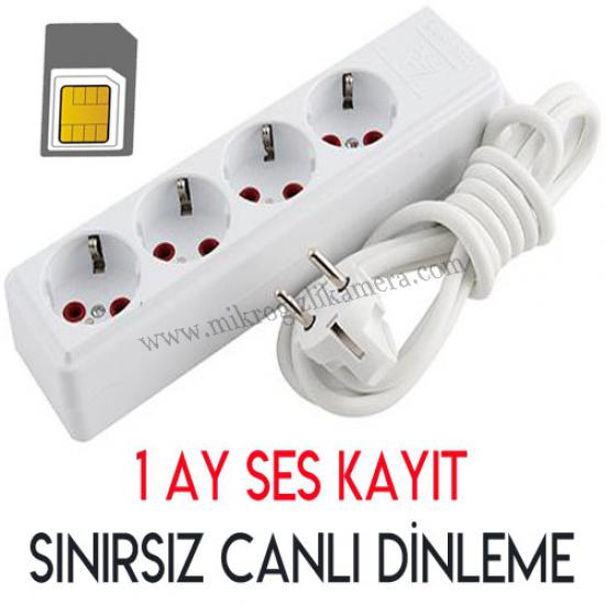 1 Ay Ses Kayıt Priz Dinleme