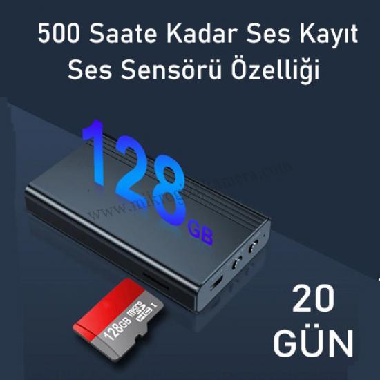 20 Gün Ses Kayıt Ses Sensörlü