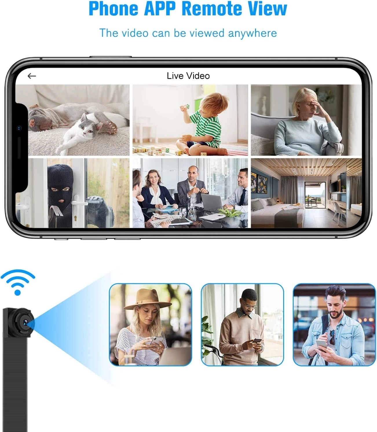 İp Wi-Fi Gizli Kamera Modülü